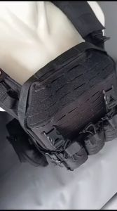 Rompi Body Vest Bmpc Laser Gen 2 TNI POLISI Double Quick Release - Rompi Anti Peluru - Bodyvest Hitam