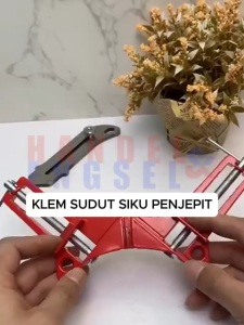 Paket Klem Sudut Siku 3" Inch Corner Clamp 90 Derajat Penjepit Sudut Kayu Merah Right Angle Set 4Pcs