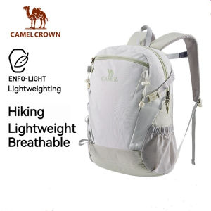 Camel Crown Shoulder Bag Waterproof Sports Travel Schoolbag Hiking Tourism Mountaineering Backpack
