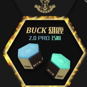 BUCK PREMIUM CHALK - 1pcs - Kapur Eceran Billiard Asli Ori Kualitas Terbaik