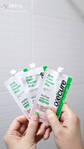 Oxecure Acne clera Powder Mud อ็อกซีเคียว แป้งโคลนเคลียร์สิว 5กรัม สำหรับผู้ที่มีปัญหาสิวหรือรอยสิว Skincare Zinc Salicylic