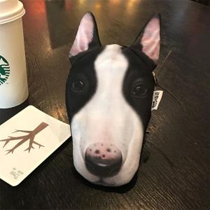 กระเป๋าสตางค์เหรียญน่ารักแบบบางพิเศษสำหรับผู้หญิง กระเป๋าใส่เหรียญสุนัข Mini Star Dog กระเป๋าใส่เหรียญแบบเรียบง่าย สไตล์เกาหลี วัสดุ Polyester