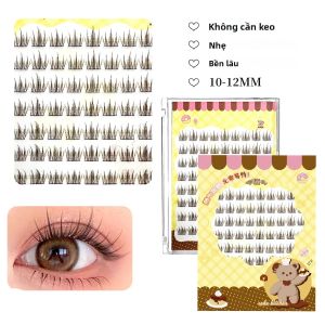 Cụm Lông Mi Tự Dính Kiểu Dáng Tự Nhiên Mềm Mại Lông Mi Riêng Lẻ Dễ Dàng Sử Dụng Có Thể Tái Sử Dụng Không Cần Keo Dành Cho Người Mới Bắt Đầu