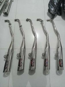 SUZUKI SMASH 115 CHICKEN PIPE with Emblem