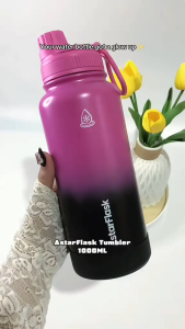Astaflask 32oz/1000ml Tumbler Hot and Cold Sports Water Bottle Spout Lid Wide Mouth Insulated