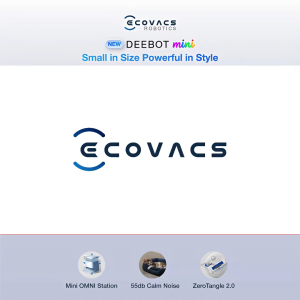 Ecovacs DEEBOT MINI Robot Vacuum Cleaner - Blue / Purple