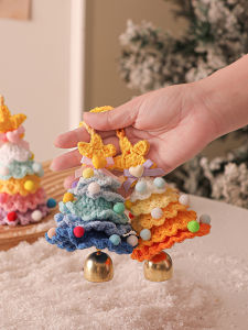 XIXIAOER | Crochet Christmas Decoration Door Hang Bell