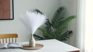 12 buah Buket Rumput Pampas Buatan 56cm Dekorasi Pesta Dekorasi Dalam Ruangan