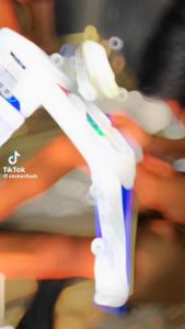 Dekorasi Motor CRF 150 Putih dengan Decal Full Body Bisa Diedit