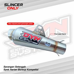 Slincer Knalpot Kompetisi Harian Boreup DYN Exhaust System Type FTR