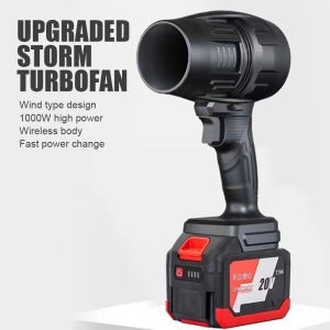 Super Powerful Turbine Blower Industrial Small Car Ash Blower Household Snow Blower Dust Collector Handheld Car Blower Multi-function Cleaning Blower (No Battery)