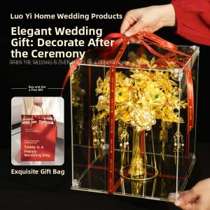 LORiCA | Golden Hand Bouquet Chinese Wedding Gift
