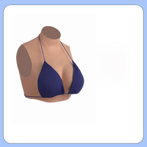 Áo Ngực Silicon Mỏng Giả Nam Cho Nam Giới Truyền Hình Trực Tiếp Cốc Cỡ Lớn Gợi Cảm Trang Phục Chuyển Đổi Phụ Kiện Đồ Lót