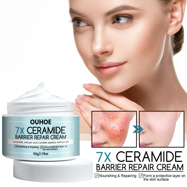 7X Ceramide Face Moisturizer Cream Repair Skin Barrier Deep Hydrating