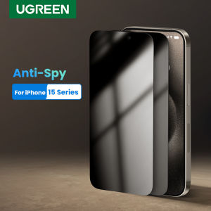 UGREEN 2PCS Privacy Screen Protector For iPhone 15 Pro Max iPhone 15 Plus Anti-Spy Tempered Glass Screen Protector