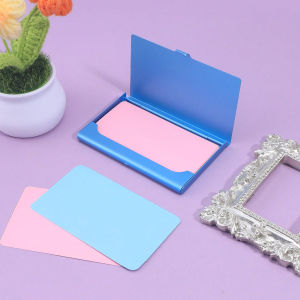 Multi-purpose Card Storage Box Colorful Card Holder Stationery Office Supplies Card Organizer for School Office Home