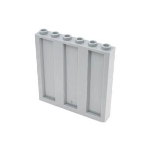 [8Pcs]【50g】 Model 23405 Interlocking 1x6x5 Corrugated Grooved Wall Panel Tile Children DIY STEM Building Blocks Toy Group