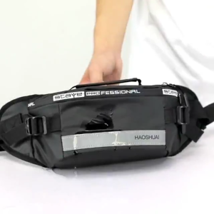 KENBAGS#3001 Crossbody Men`s bag multi-functional waist and chest bag includes multiple pockets zippered compartment