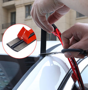 Car Rubber Seal Strips Car Seal Protector Sticker Window Edge Windshield Roof Rubber Sealing Strip