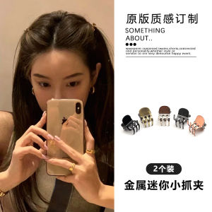 Metal Small Jaw Clip Princess Hairstyle Fancy Broken Hair Mini Small Sized Bang Clip Side Barrettes Little Clip Head Accessories
