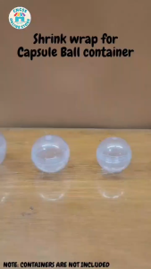 200pcs Shrink Wrap Plastic Packaging Shrinkable Plastic Sealer Film For Plastic Capsule Containers