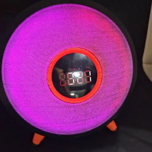 Bluetooth Speaker Aktif TWS Portable Alarm Digital Clock - Lampu RGB 2405