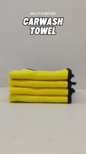 CPA CAR WASH TOWEL 30X30 YELLOW (7108)