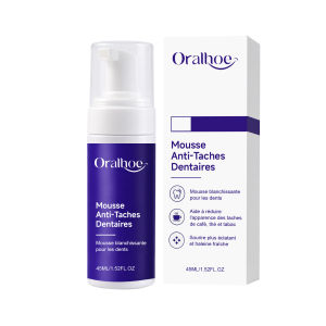oralhoe | Teeth Whitening Mousse Toothpaste Remove Stain Tartar Cleaning Yellow Teeth Gum Protection Fresh Breath Brightening Toothpaste
