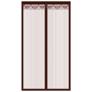 ม่านประตูแม่เหล็กกันยุงแบบติดผนัง ไม่ต้องเจาะรู ผ้าตาข่ายกันยุงแบบดูดซับแม่เหล็กสำหรับใช้ในบ้าน วัสดุผ้าตาข่าย ชั้นหน้าต่าง ชั้นผ้าม่าน ชั้นผ้าม่าน