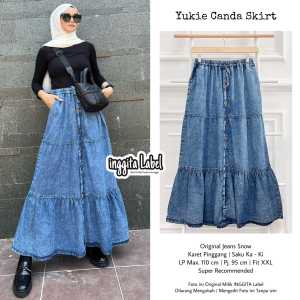 YUKIE CANDA SKIRT (ROK JEANS JUMBO)