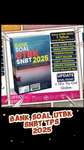 Bebas Buku Bank Soal UTBK SNBT 2025 TPS + Literasi (Soal + Pembahasan 7 Subtes) Bonus Bimbel Online Bebas Inti Cendekia