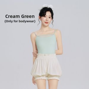aiwuge | Womens Ballet Practice Suit with Lace-up Cross-Strap