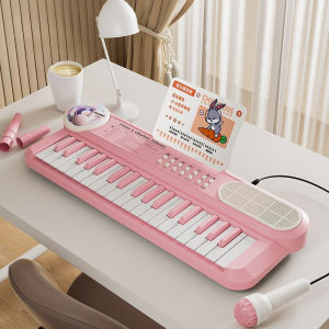 37 Phím Bàn Phím Điện Tử Cho Trẻ Em Có Micro Montessori Dụng Cụ Âm Nhạc Giáo Dục Cho Trẻ Em Chơi Nhạc Đồ Chơi Đàn Piano