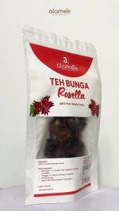 ALAMEE Rosella Tea Teh Bunga Rosela Kering Flower Merah Premium Organik Red 75gr