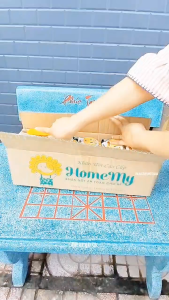 [Giá sỉ] thùng 15 gói khăn ướt HomeMy Plus 600gram gói to không mùi khổ to 18x24 cmvải bi dày dặn