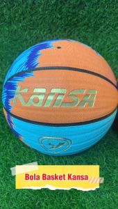 BOLA OLAHRAGA BASKET KULIT KANSA LAMBAI BASKETBALL SIZE 7 INDOOR OUTDOOR FREE PENTIL