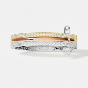 Colorful Morse Code Pin Hand Bracelet