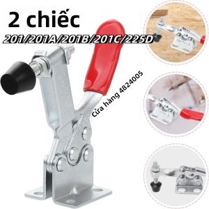 2 Chiếc Nhanh Chóng Phát Hành Ngang Chuyển Đổi Kẹp Khóa Đòn Bẩy Dụng Cụ Cầm Tay Cho Chế Biến Gỗ GH-201/201A/201B/201C/225D Dây Buộc