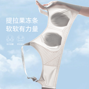 Ultra-Thin Wire-Free Comfortable Sports Bra Womens Summer Underwear No Trace New 2024 V-Neck Medium Support Breathable