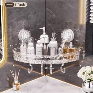 ASCOR | Wall Mount Suction Cup Shelf