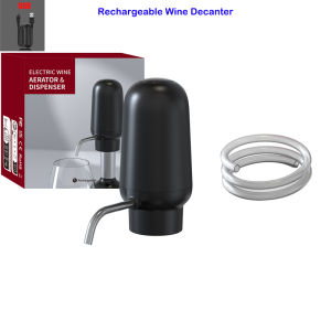 Rechargeable Electric Wine Aerator Dispenser One-touch Automatic Wine Decanter Intelligent Bar Accessories Valentines Day Gift