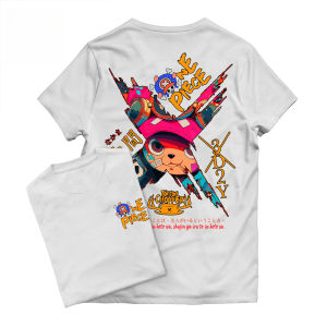 Bandai | 2026 One Piece Mens and Womens T-shirt Tony Tony Chopper Anime Cartoon Tee Summer Spring Boys Short Sleeves Parent-child Y2k