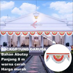 BENDERA BACKGROUND GARUDA RUMBAY GELOMBANG GARUDA MERAH PUTIH