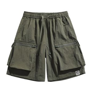 Paul Frank | American Street Fashion Mens Cargo Shorts Summer Ice Silk Thin