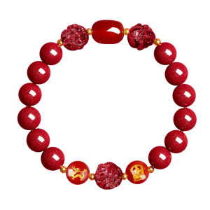 QINGXIANGTAI | Cinnabar Bracelet Female
