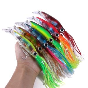 40g / 140cm  Gewang Huge Squid Sotong Minnow Floating Trolling Minnow / killer Tenggiri dan Jenahak