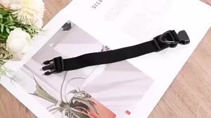 [L] 45cm Black Adjustable Extension With 3-Axis Buckle - Heavy-Duty Storage Strap For Workshop & Garage Organization