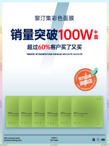 Lideng Colorful Snow Mushroom Moisturizing Transparent Mask Skin Care Facial Treatment Patch Type Soothing Repairing Any Skin Type