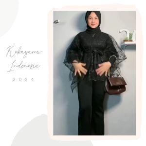 Kebayamu Id - Kebaya modern oneset brukat set rok lilit cape kondangan wanita cantik elegant 2024