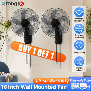 Rtong Wall Fan Electric Fan Remote Control Air Stand Fan Circulation Fan Adjustable Floor Fan 3 Speeds Strong Wind Stand Fan wide coverage power saving and comfortable fan